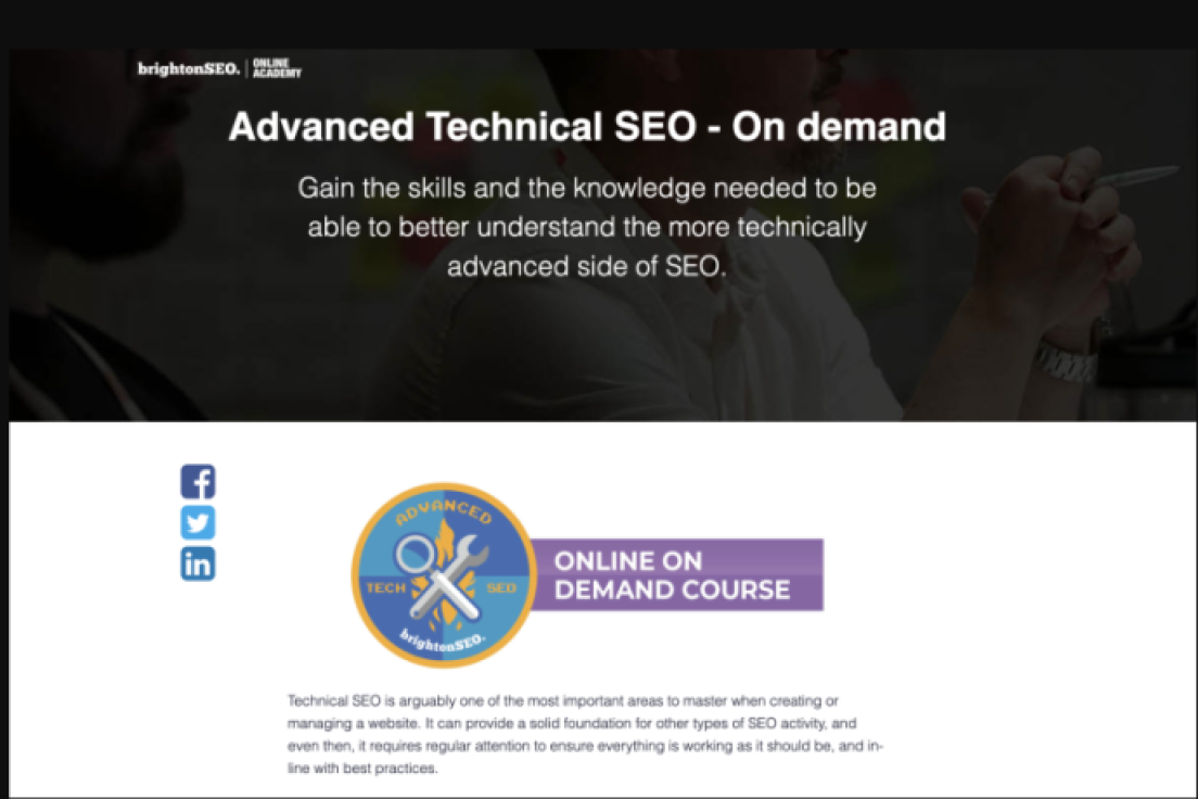 Tom Pool – Advanced Technical SEO – On demand