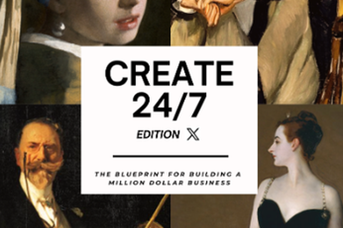 Create 24/7 (Edition X) – The Blueprint for Building a Million Dollar Business