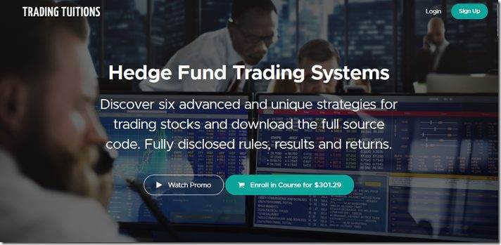 Trading Tuitions – Hedge Fund Trading Systems