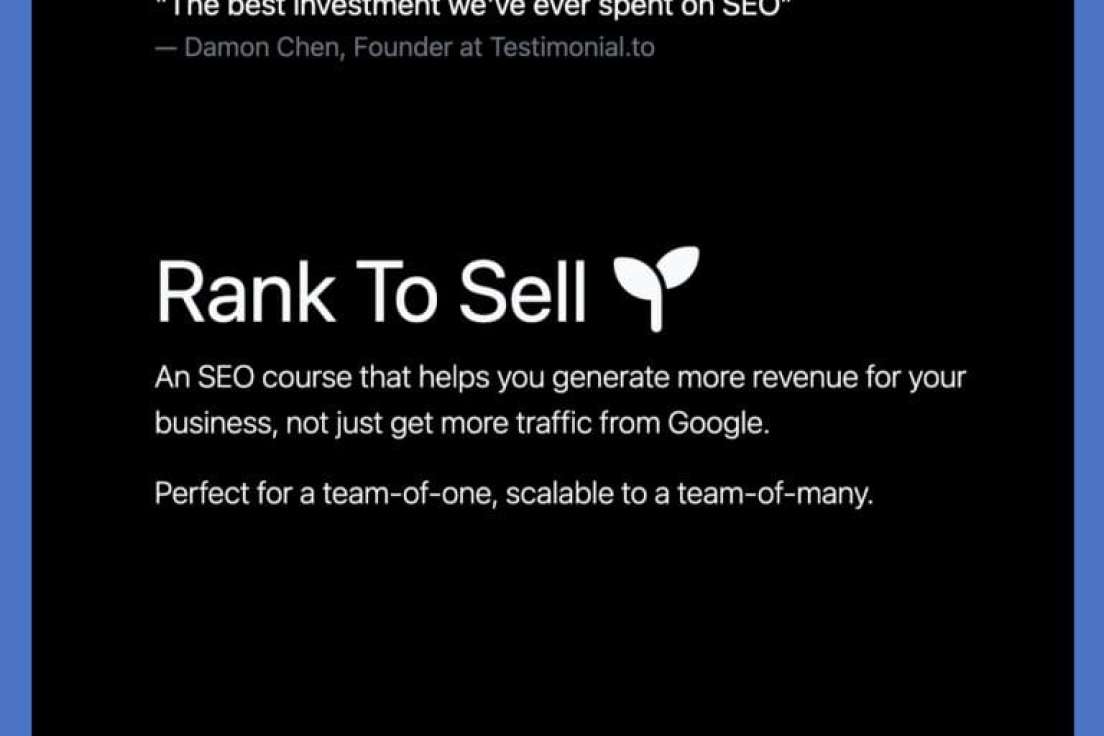 Jordan O’Connor – Rank To Sell