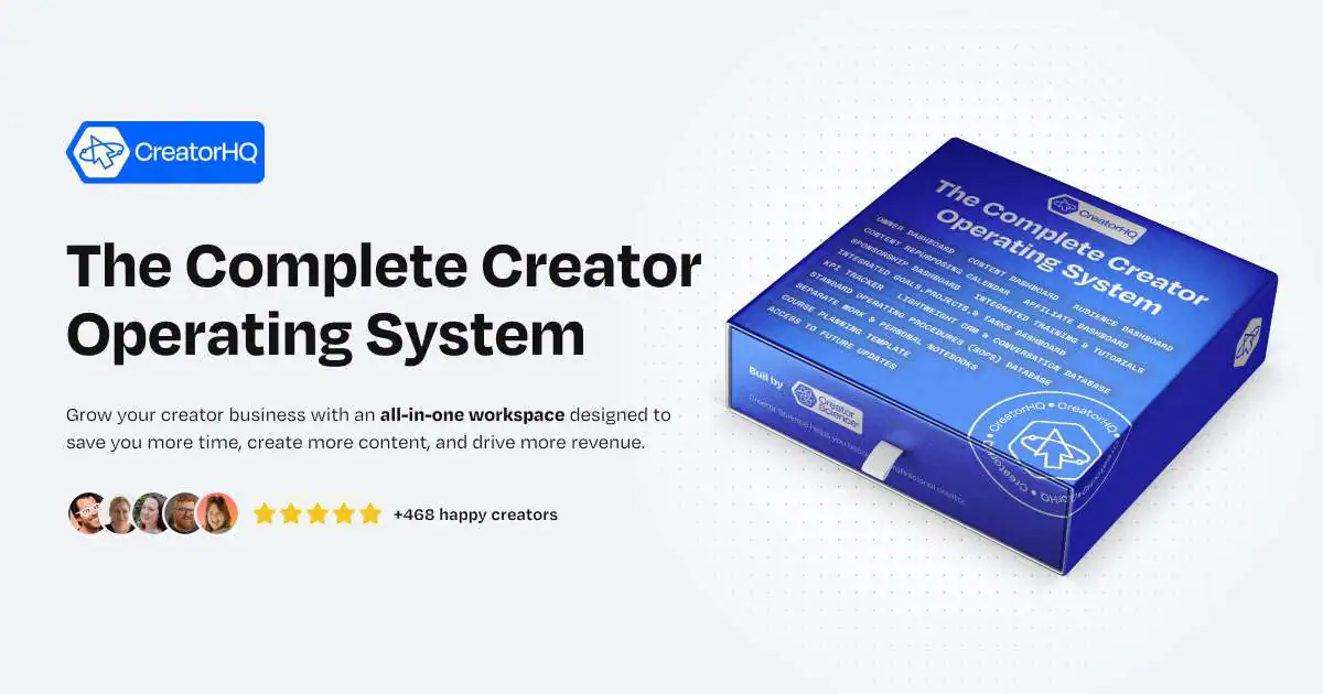 CreatorHQ – The Complete Creator Operating System